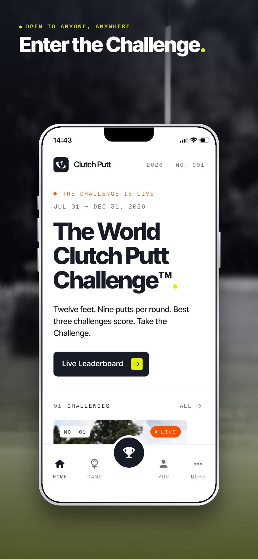 Home — the World Clutch Putt Challenge